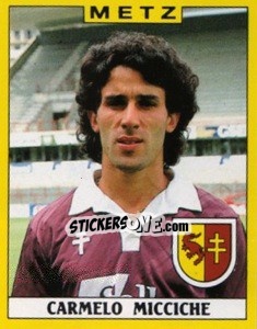 Cromo Carmelo Micciche - FOOT 1988-1989 - Panini