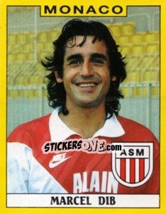Sticker Marcel Dib - FOOT 1988-1989 n. 190 - Panini