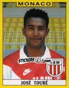 Sticker Jose Toure - FOOT 1988-1989 n. 194 - Panini