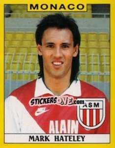 Sticker Mark Hateley - FOOT 1988-1989 n. 195 - Panini