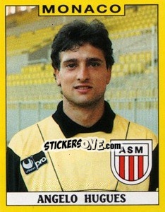 Sticker Angelo Hughes - FOOT 1988-1989 n. 196 - Panini