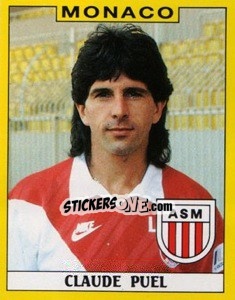 Sticker Claude Puel - FOOT 1988-1989 n. 197 - Panini