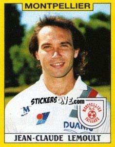 Cromo Jean-Claude Lemoult - FOOT 1988-1989 - Panini