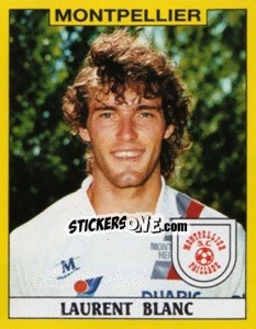 Sticker Laurent Blanc - FOOT 1988-1989 n. 210 - Panini