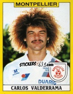 Sticker Carlos Valderrama - FOOT 1988-1989 n. 211 - Panini