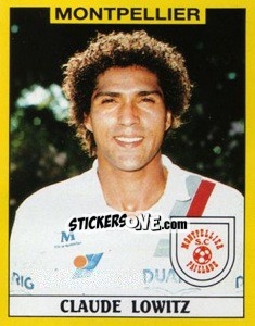 Sticker Claude Lowitz - FOOT 1988-1989 - Panini