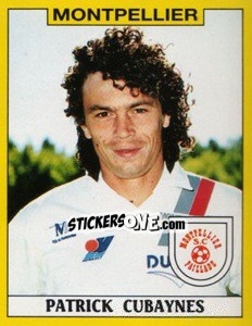 Sticker Patrick Cubaynes - FOOT 1988-1989 n. 216 - Panini