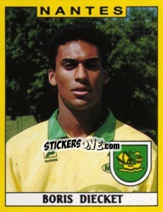 Sticker Boris Diecket - FOOT 1988-1989 - Panini