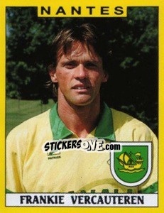 Cromo Frankie Vercauteren - FOOT 1988-1989 - Panini