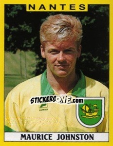 Cromo Maurice Johnston - FOOT 1988-1989 - Panini