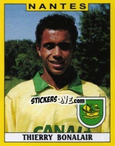 Sticker Thierry Bonalair - FOOT 1988-1989 - Panini