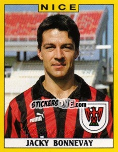 Cromo Jacky Bonnevay - FOOT 1988-1989 - Panini