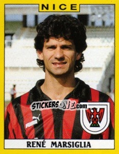 Cromo Rene Marsiglia - FOOT 1988-1989 - Panini