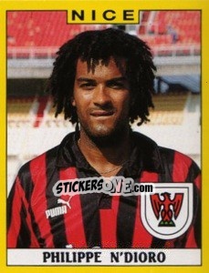 Sticker Philippe N'Dioro - FOOT 1988-1989 n. 252 - Panini