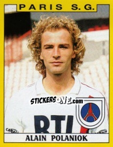 Cromo Alain Polaniok - FOOT 1988-1989 n. 255 - Panini