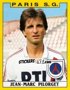 Sticker Jean-Marc Pilorget - FOOT 1988-1989 n. 256 - Panini