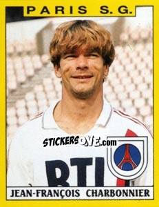 Sticker Jean-Francois Charbonnier - FOOT 1988-1989 - Panini