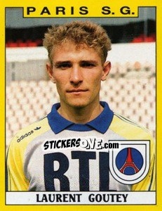 Cromo Laurent Goutey - FOOT 1988-1989 - Panini