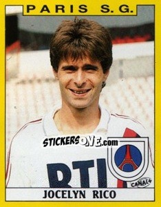 Figurina Jocelyn Rico - FOOT 1988-1989 - Panini