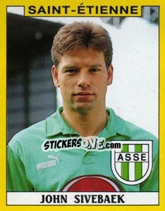 Sticker John Sivebaek - FOOT 1988-1989 - Panini