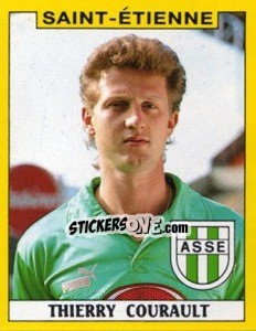Sticker Thierry Courault - FOOT 1988-1989 - Panini