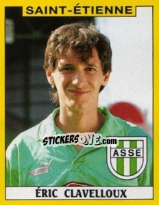 Figurina Eric Clavelloux - FOOT 1988-1989 - Panini