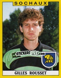 Cromo Gilles Rousset - FOOT 1988-1989 - Panini