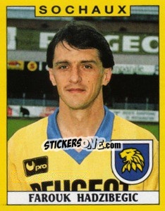 Sticker Farouk Hadzibegic - FOOT 1988-1989 - Panini