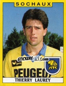 Sticker Thierry Laurey - FOOT 1988-1989 n. 298 - Panini