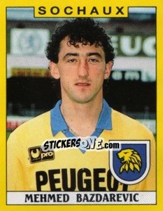 Figurina Mehmed Bazdarevic - FOOT 1988-1989 - Panini