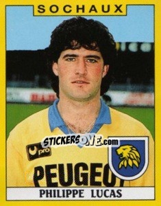 Sticker Philippe Lucas - FOOT 1988-1989 - Panini