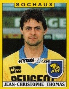 Cromo Jean-Christophe Thomas - FOOT 1988-1989 n. 305 - Panini