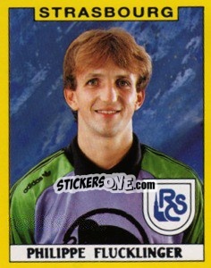 Sticker Philippe Flucklinger - FOOT 1988-1989 - Panini