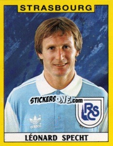 Sticker Leonard Specht - FOOT 1988-1989 - Panini