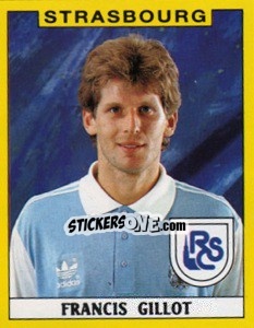 Sticker Francis Gillot - FOOT 1988-1989 - Panini