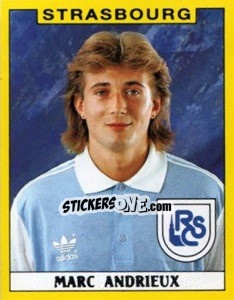 Sticker Marc Andrieux - FOOT 1988-1989 - Panini
