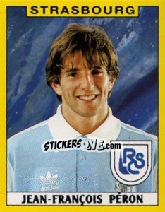 Cromo Jean-Francois Peron - FOOT 1988-1989 - Panini