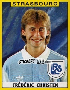 Sticker Frederic Christen - FOOT 1988-1989 - Panini