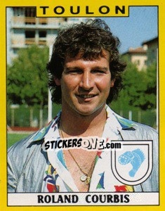 Sticker Roland Courbis - FOOT 1988-1989 - Panini