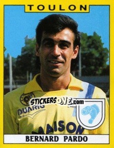 Figurina Bernard Pardo - FOOT 1988-1989 - Panini