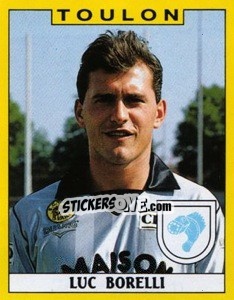 Figurina Luc Borelli - FOOT 1988-1989 - Panini