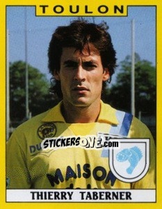 Sticker Thierry Taberner - FOOT 1988-1989 - Panini