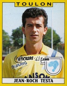 Sticker Jean-Roch Testa - FOOT 1988-1989 - Panini