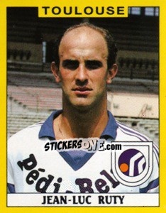 Sticker Jean-Luc Ruty - FOOT 1988-1989 - Panini