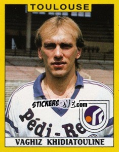 Cromo Vaghiz Khidiatouline - FOOT 1988-1989 n. 347 - Panini