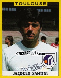 Figurina Jacques Santini - FOOT 1988-1989 - Panini