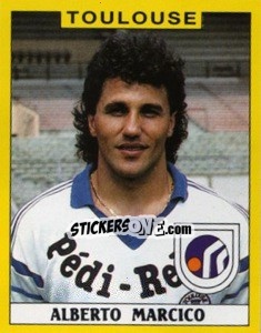 Sticker Alberto Marcico - FOOT 1988-1989 n. 356 - Panini