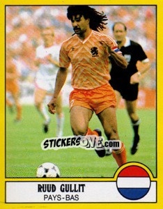 Sticker Ruud Gullit - FOOT 1988-1989 n. 379 - Panini
