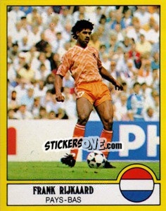 Cromo Frank Rijkaard - FOOT 1988-1989 - Panini