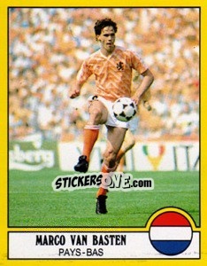 Sticker Marco Van Basten - FOOT 1988-1989 n. 381 - Panini